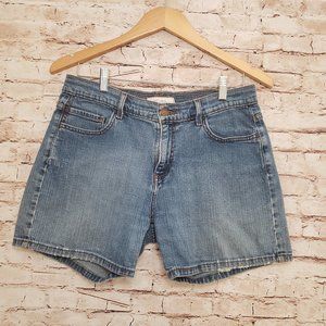 Levis 515 Stretch Jean Shorts Sz 10 Blue Denim